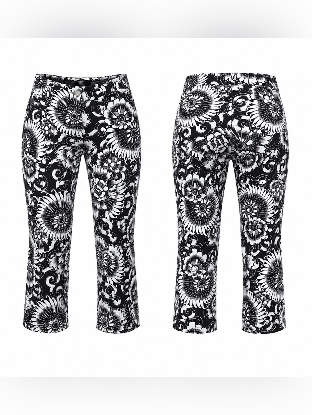 Ralph Lauren | Polo Jeans Co. Women’s Y2K Floral Capri Jeans Retro Cropped Pants